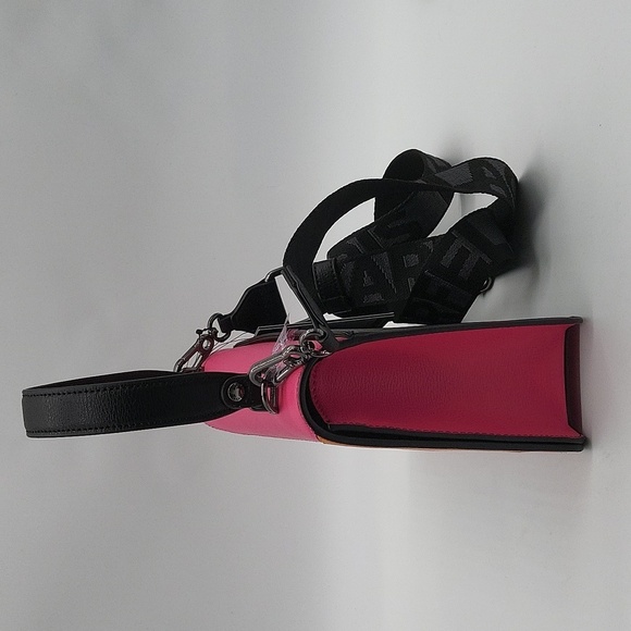 449- Karl Lagerfeld Paris Colorblock Flap Crossbody Bag Made In Vietnam - Picture 9 of 13